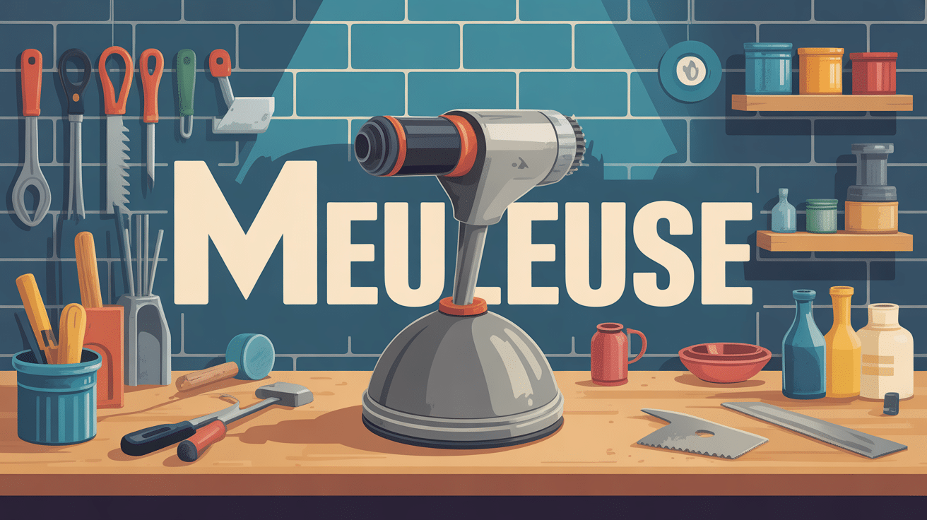 a quoi sert une meuleuse atelier illustration vectorielle