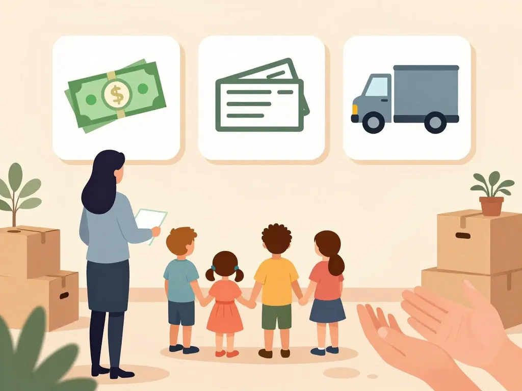 Types de soutien aide au déménagement conseil général