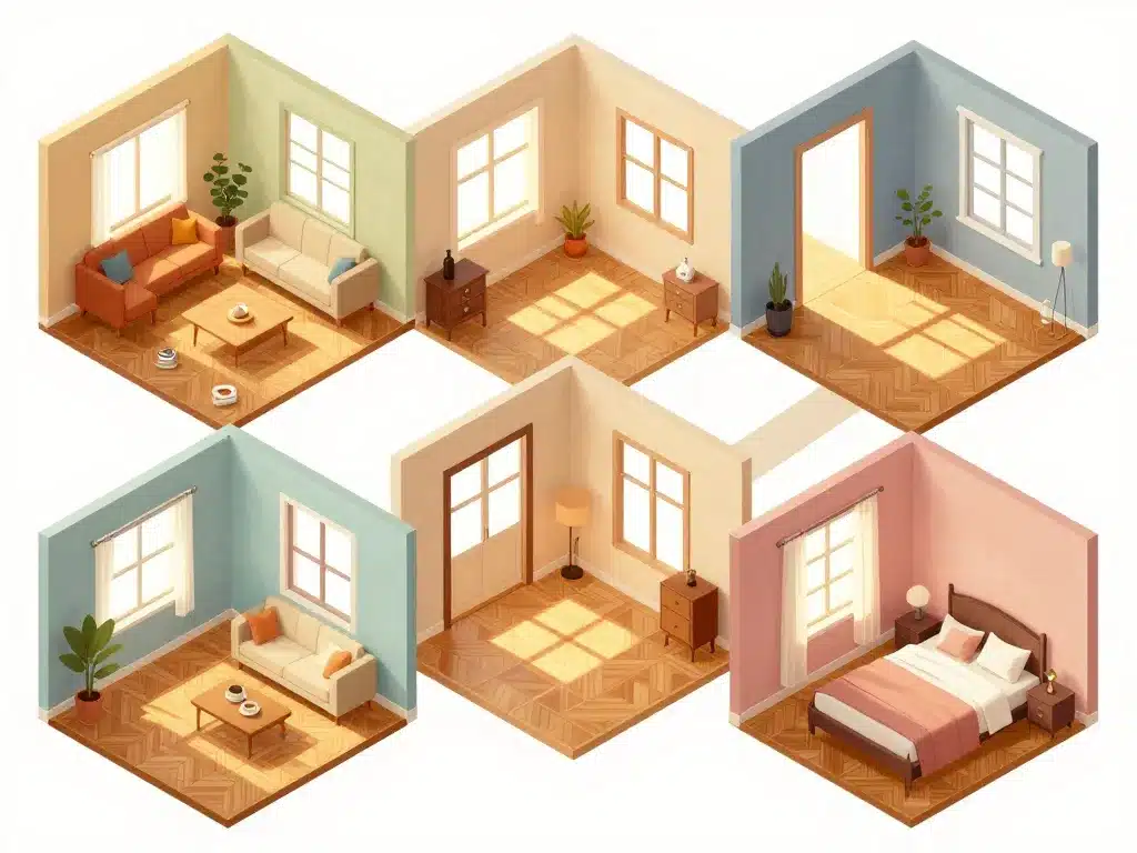 Dans quel sens poser le parquet illustration orientation pièces