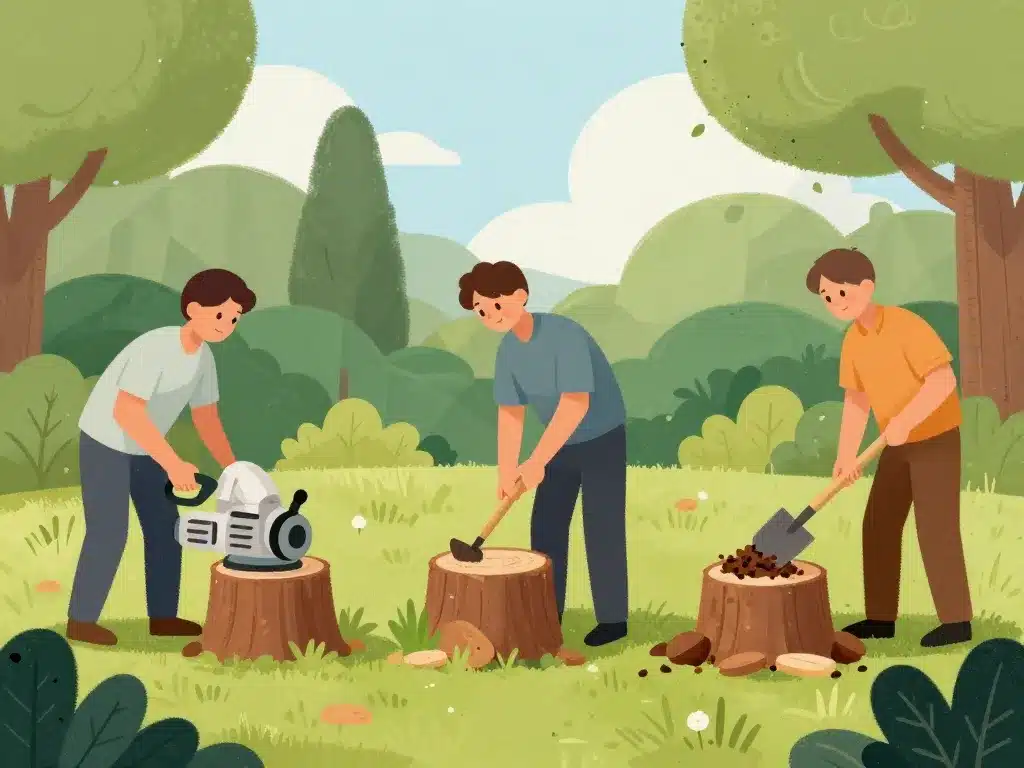 détruire souche eau de javel méthodes alternatives