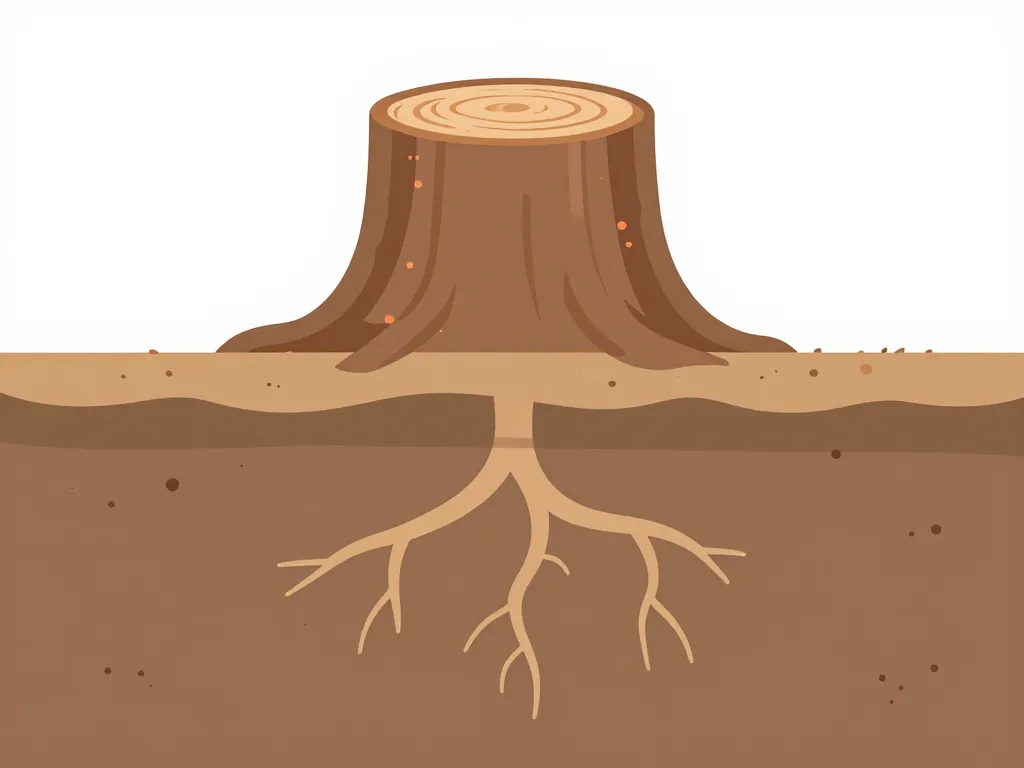 détruire souche eau de javel effet chimique souche