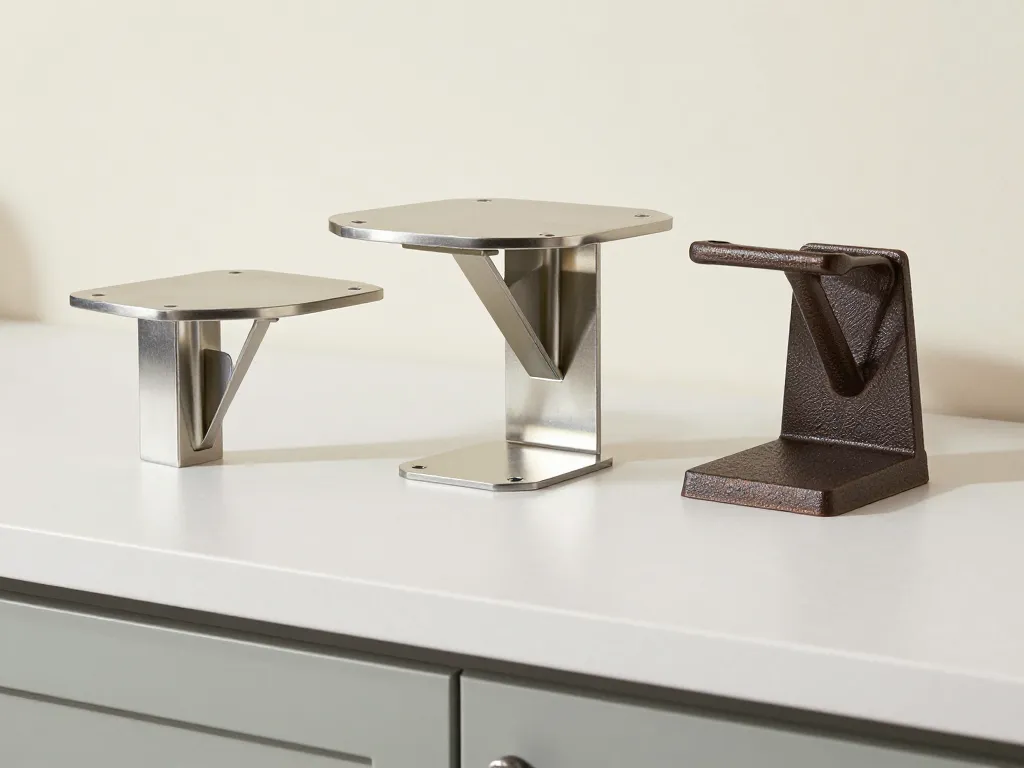 supports equerre plan de travail différents comparés