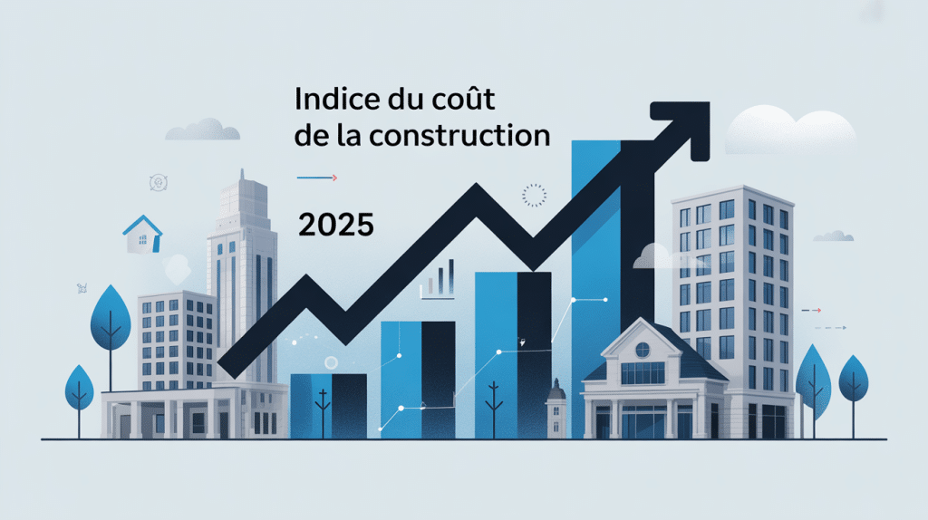 Illustration conceptuelle indice coût de la construction 2024