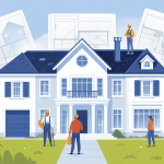 maison blanche constructeur illustration vectorielle maison neuve