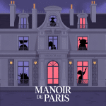 façade manoir à Paris atmosphère sombre