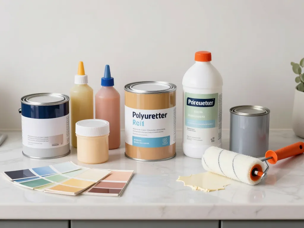 choix peinture et finition pour peindre un plan de travail cuisine