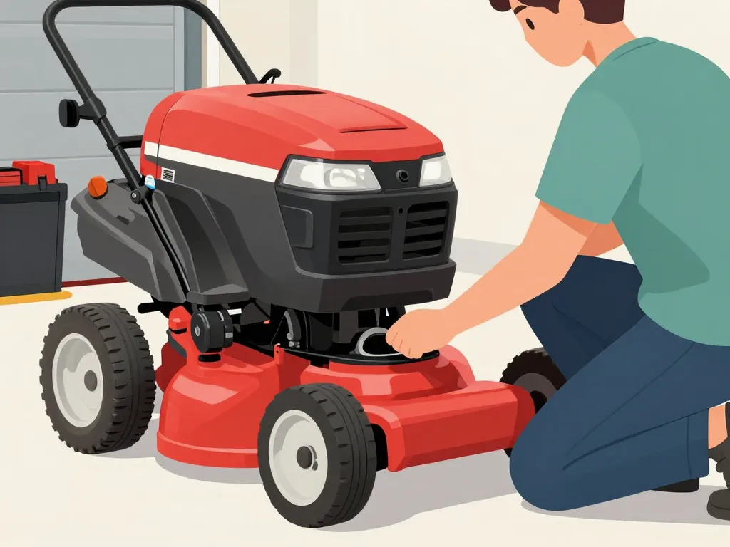 problème enclenchement lame tracteur tondeuse contrôles sécurité