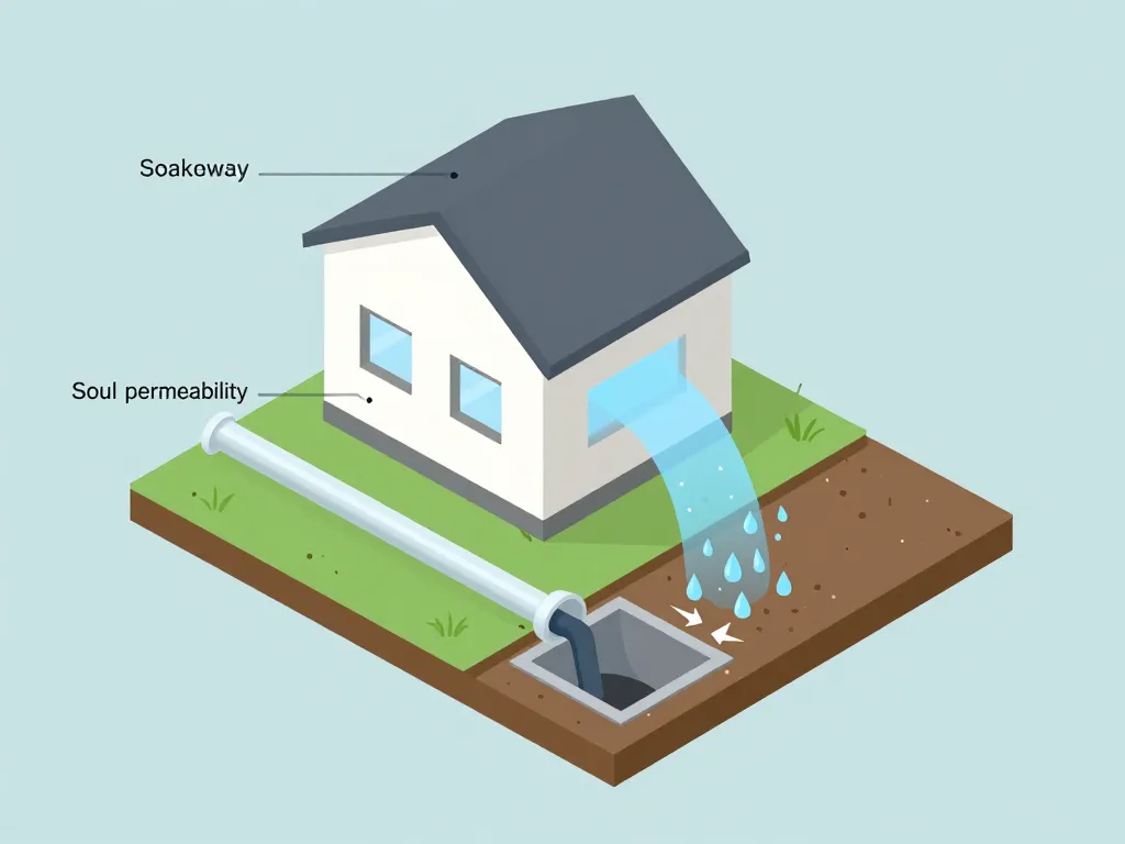 schema dimensionnement puisard pvc infiltration