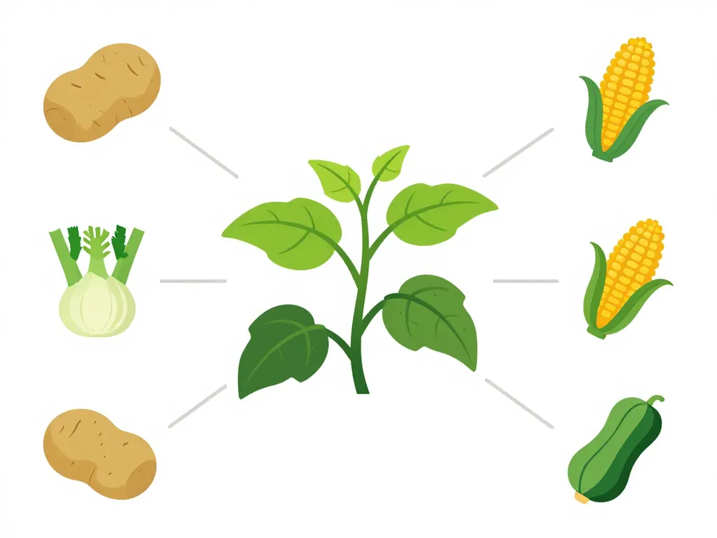 quel légume ne pas planter à côté des courgettes légumes incompatibles schéma