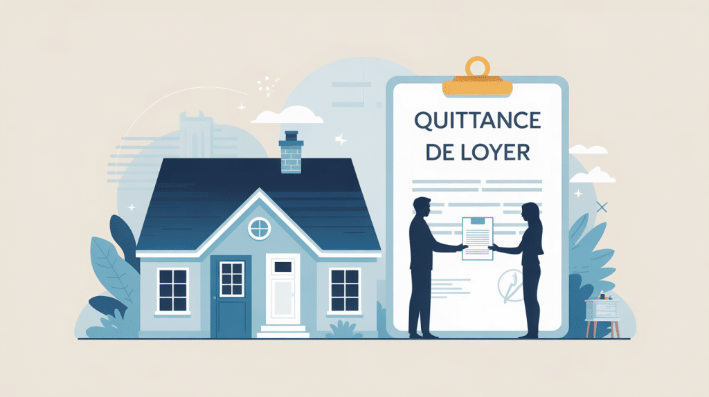 illustration quittance de loyer locataire propriétaire