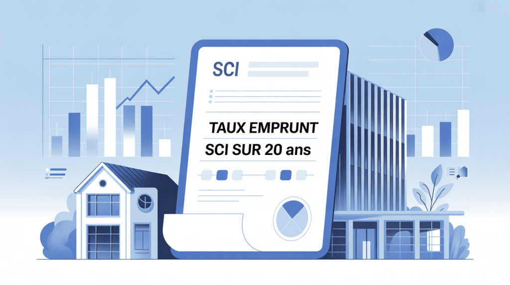 illustration taux emprunt sci 20 ans
