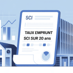 illustration taux emprunt sci 20 ans
