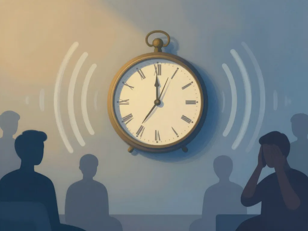 tic tac horloge impact sonore symbolique visuel