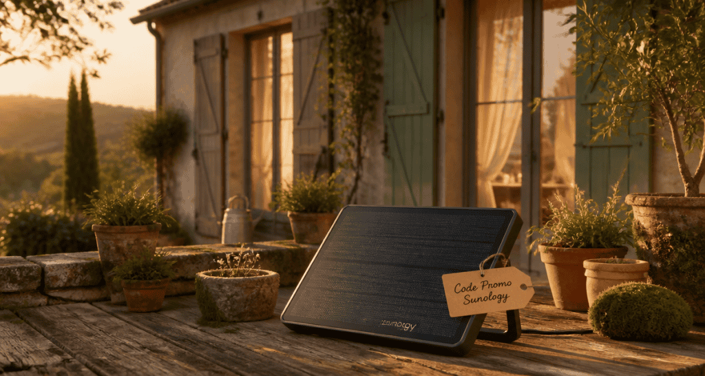 code promo sunology 2024 station solaire terrasse