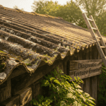 éverite toiture ancienne vue jardin