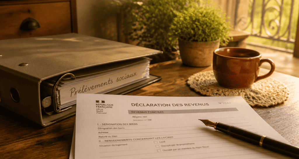 prelevement sociaux sur revenu foncier declaration