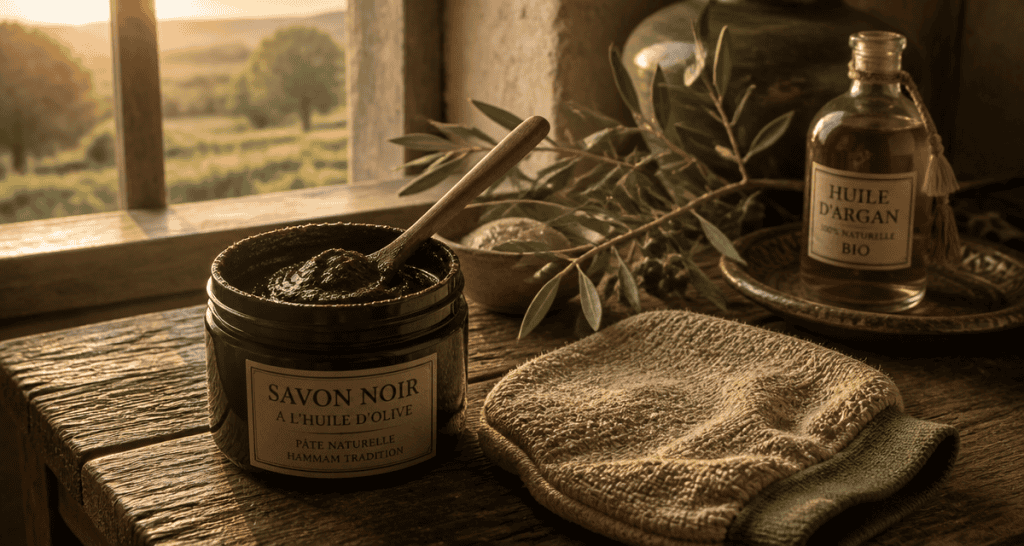savon noir bienfaits gant kessa pot