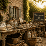 vide maison 41 dans une cour champêtre