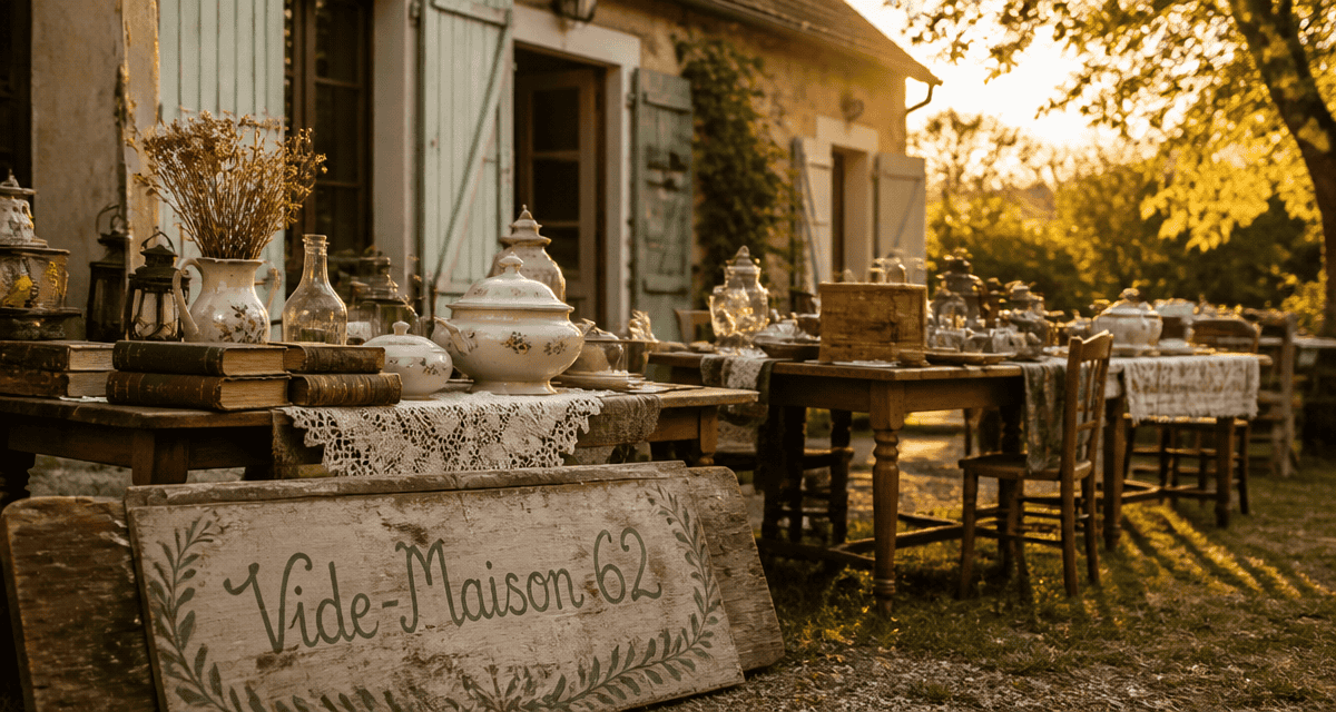 vide maison 62 cour campagne objets chinés