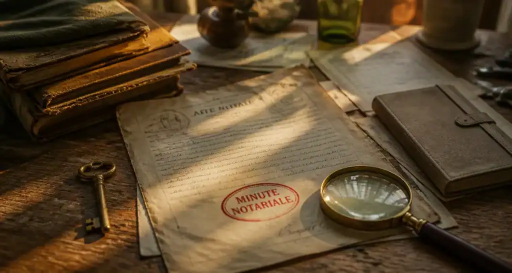 comment retrouver un acte notarié de succession documents anciens