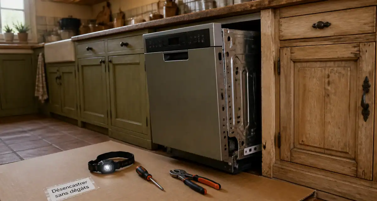 comment sortir un lave vaisselle encastrable outils cuisine