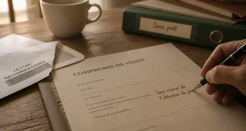 Compromis de vente sans emprunt : rétractation sous 10 jours