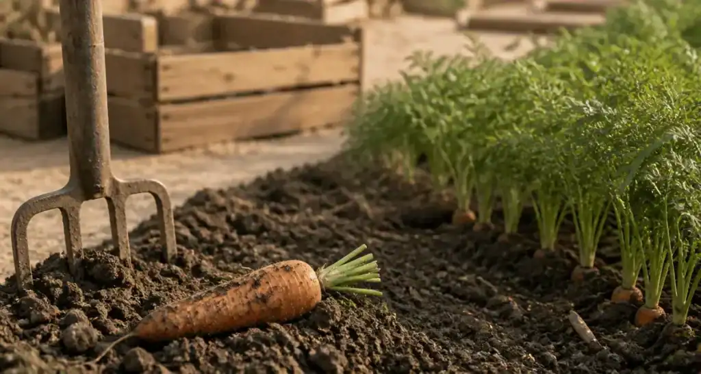Quand recolter les carottes : récolte sans casse, carottes en terre