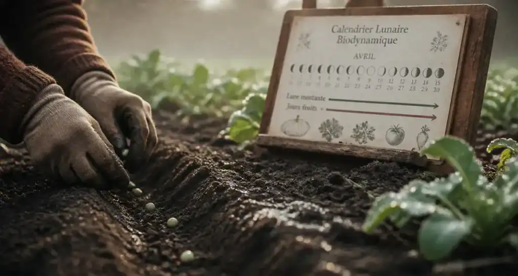 Quand semer les petit pois avec la lune : mains semant et calendrier lunaire biodynamique