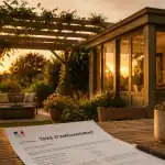 taxe pergola pergola ouverte fermée jardin