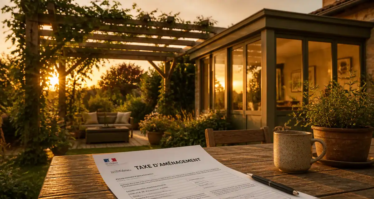 taxe pergola pergola ouverte fermée jardin