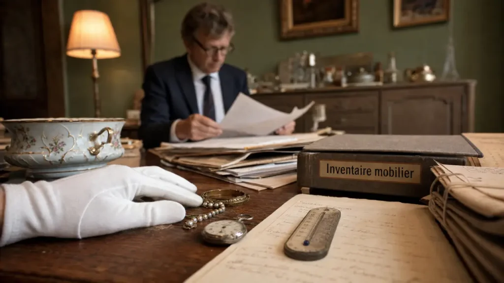Estimation mobilier succession : inventaire mobilier 5 % fausse l’évaluation
