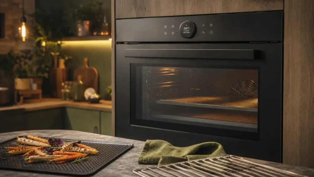 Meilleur four encastrable pyrolyse air fry, vue cuisine moderne