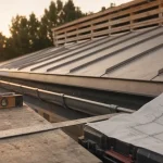 Pente toiture zinc 5% : lés et raccord en pente faible