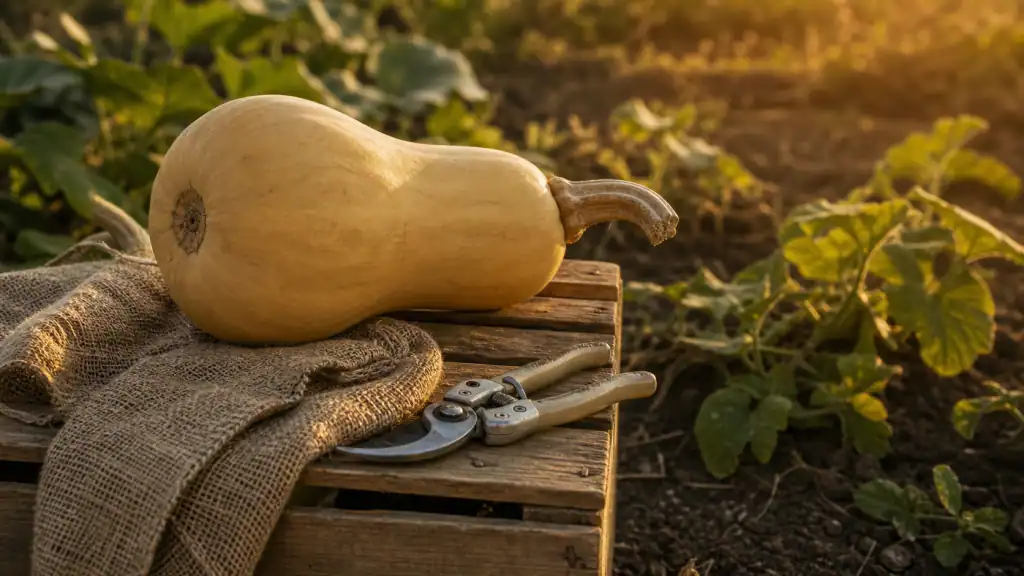 Quand cueillir les butternut : couleur et pédoncule sec, gelées