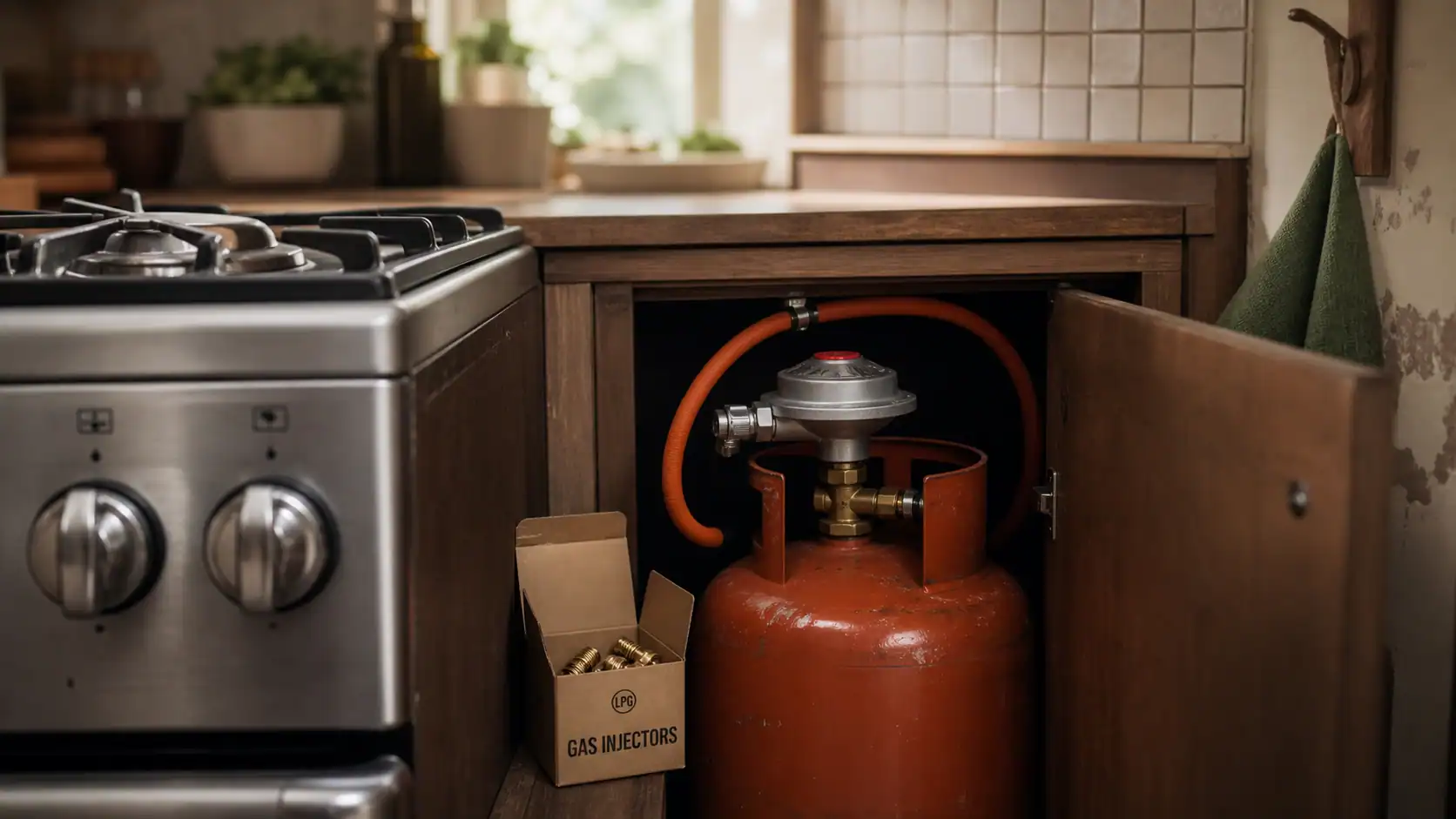 Quelle bouteille de gaz pour gazinière : butane dedans, propane dehors, détendeur GPL