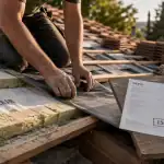 Sarking prix m2 150 à 190 €/m² : chantier rénovation toiture