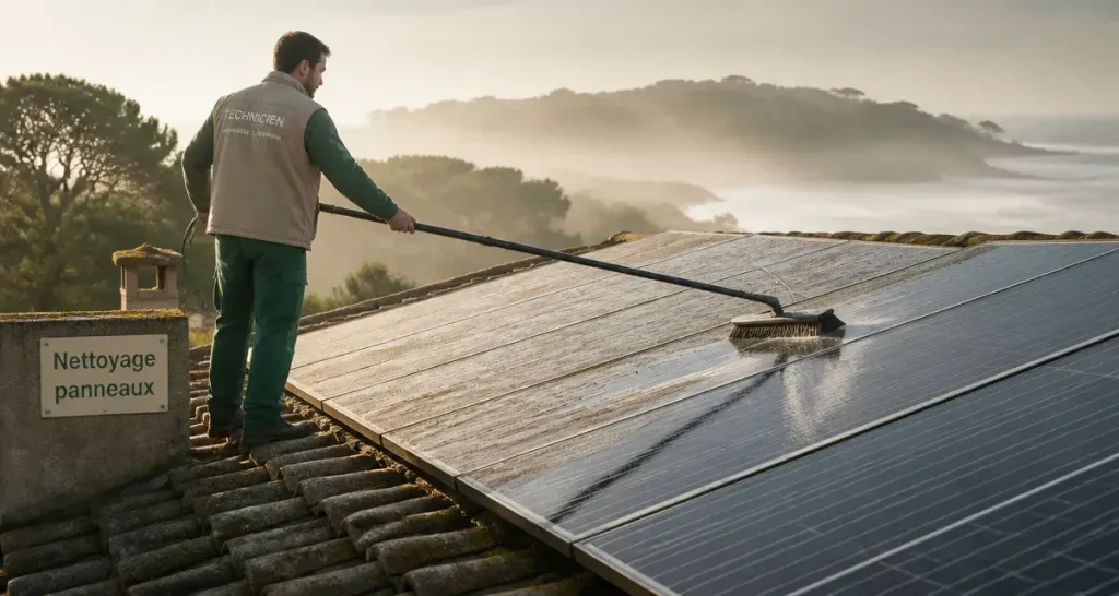Nettoyage de panneaux solaires à Calais : récupérez jusqu’à 25 % de rendement perdu