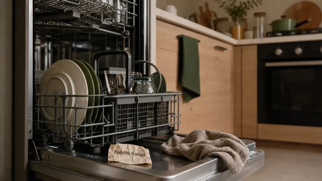 Lave vaisselle quelle marque : fiabilité, réparabilité et pièces