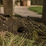Nid de bourdon dans la terre : que faire, trou au sol jardin