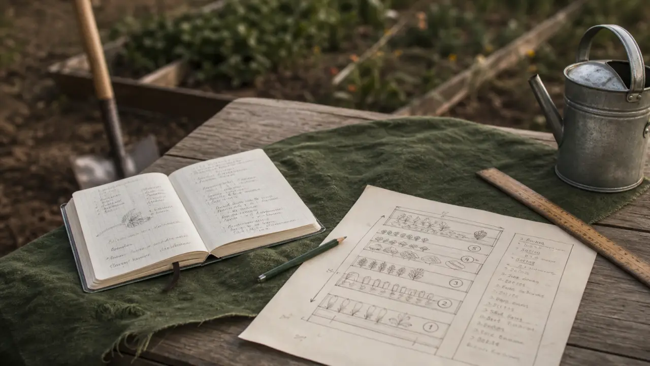 Potager plan pour autonomie en légumes sur 150 m², 80 cm et semis anticipés