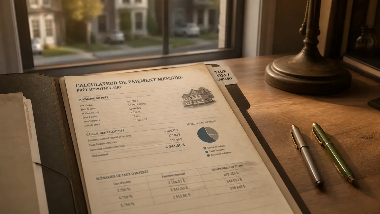 Taux variable ou fixe : mensualités stables et Euribor