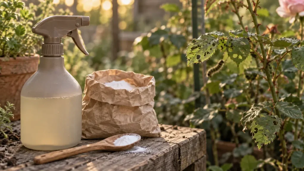 Bicarbonate pour tuer chenilles : pulvérisateur au potager contre les nuisibles