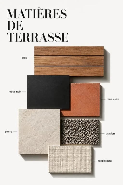 Déco pour terrasse : sélection de matériaux durables et harmonieux pour l’extérieur