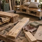 Palette en meuble : bois, structure et finition à soigner