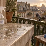 Recette de grand mere pour faire fuir les pigeons : vinaigre blanc sur balcon