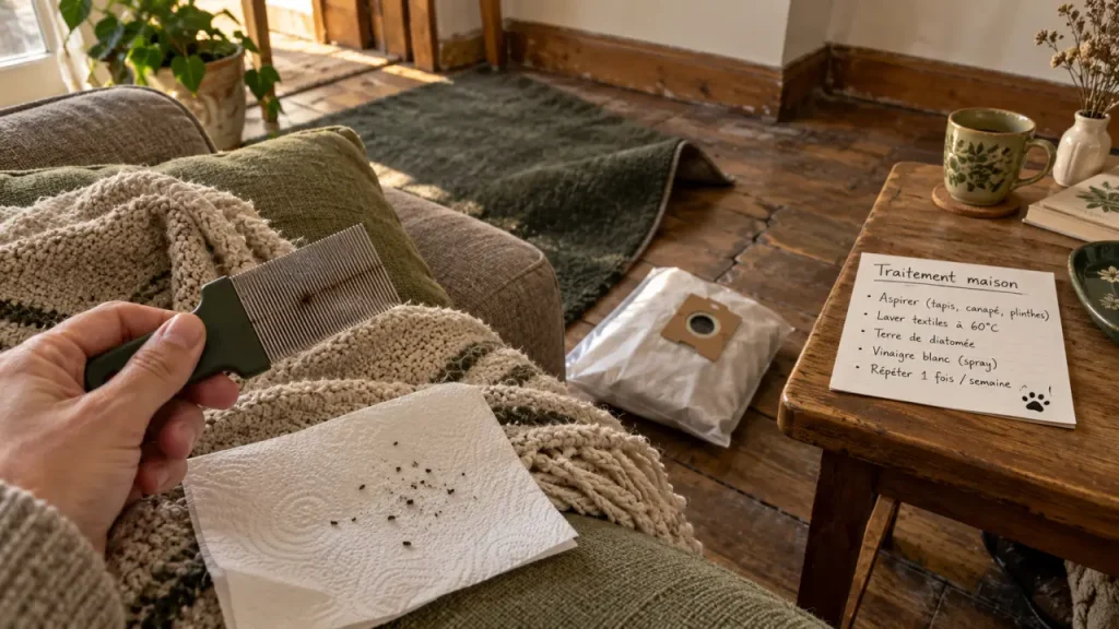 Anti puce maison : traiter les textiles ne suffit pas à éviter leur retour