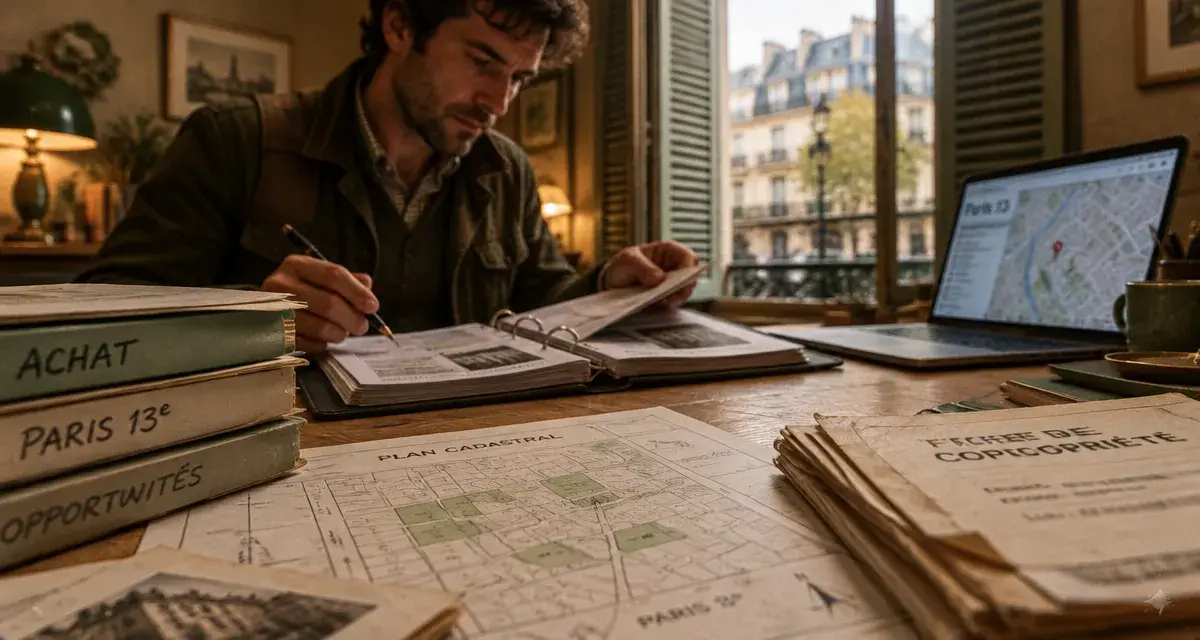Chasseur immobilier paris 13 : dossiers, copropriété et carte de Paris 13